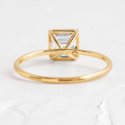 Asscher Cut Engagement Ring