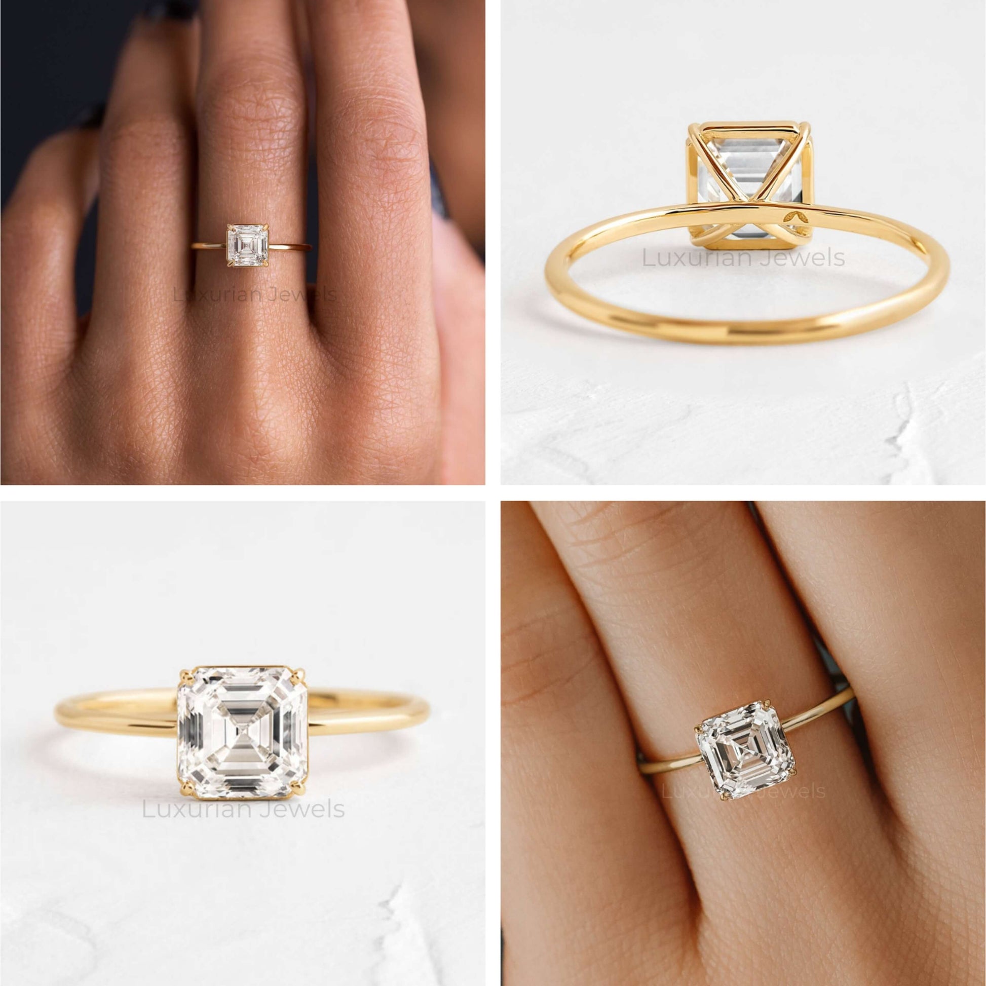 Asscher Cut Ring