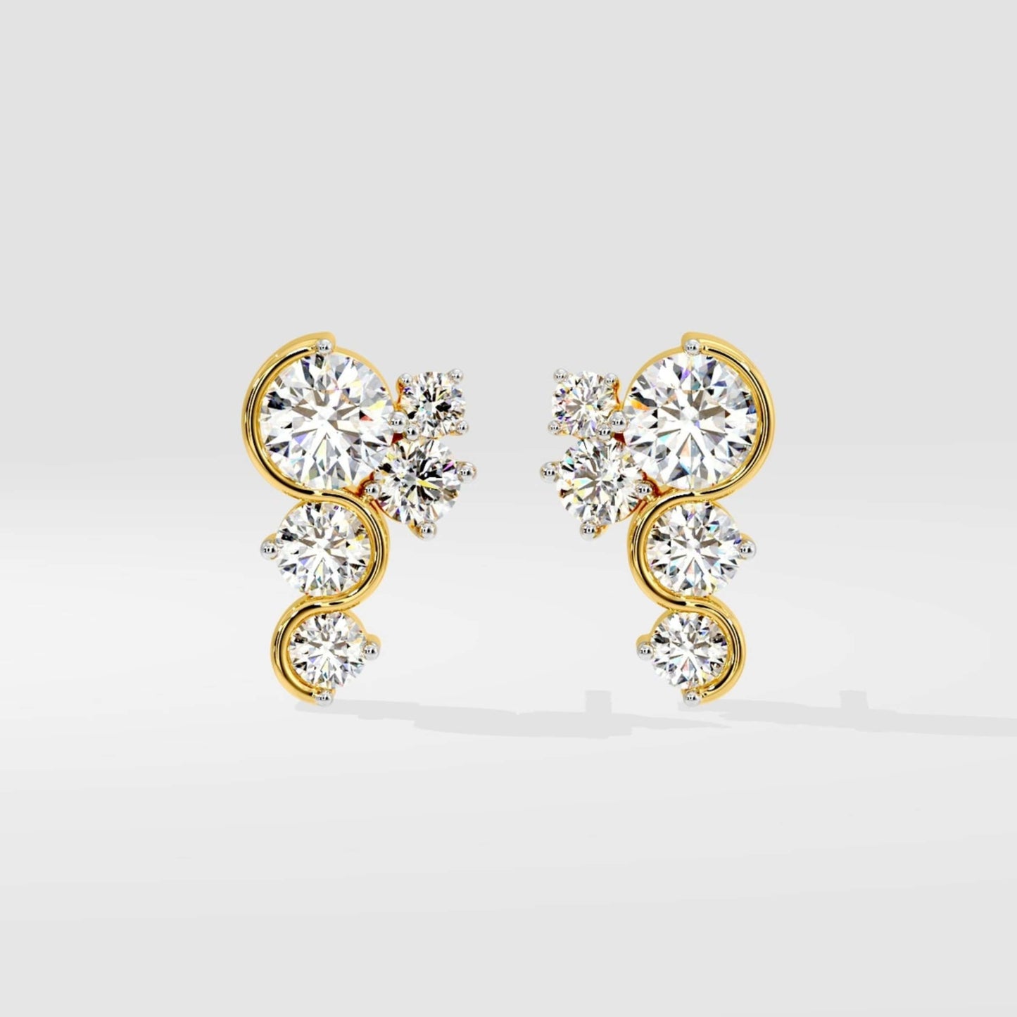 Attractive Earrings, Diamond Stud Earring