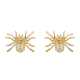 Beautiful Spider Yellow Diamond Earring