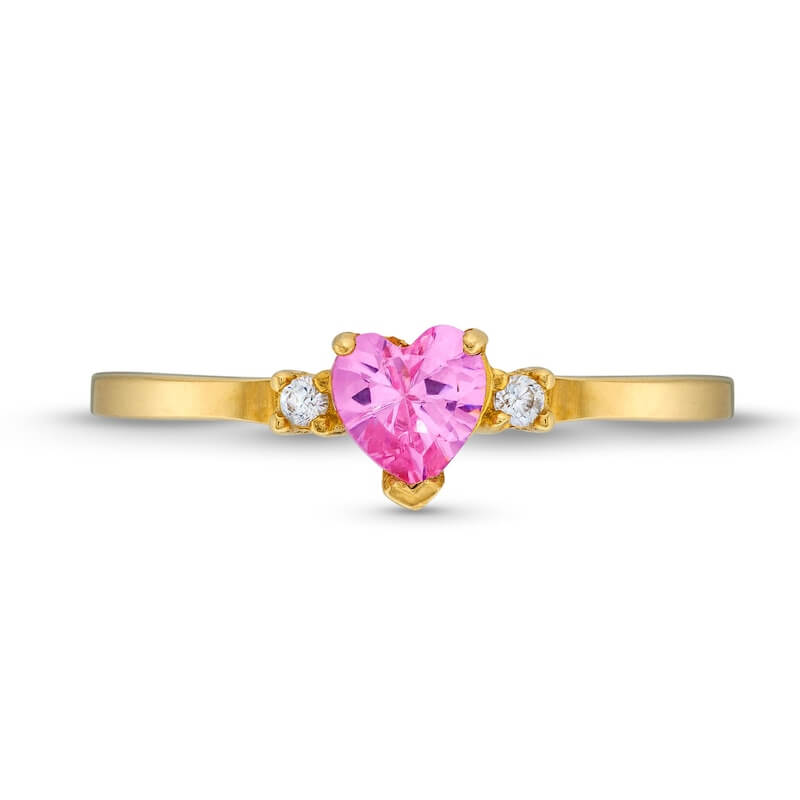 Birthstone Diamond Ring For Kids