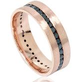 Black Diamond Wedding Band