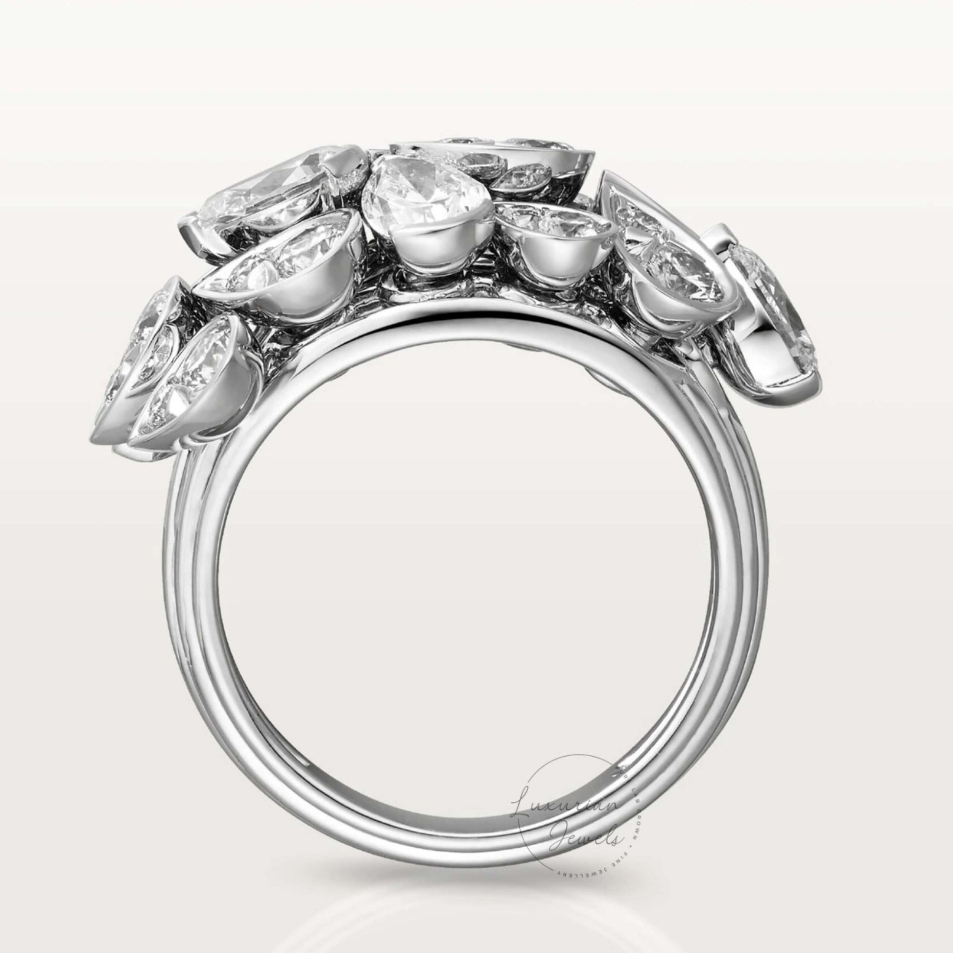 Broad Wedding Ring, Engagement Ring