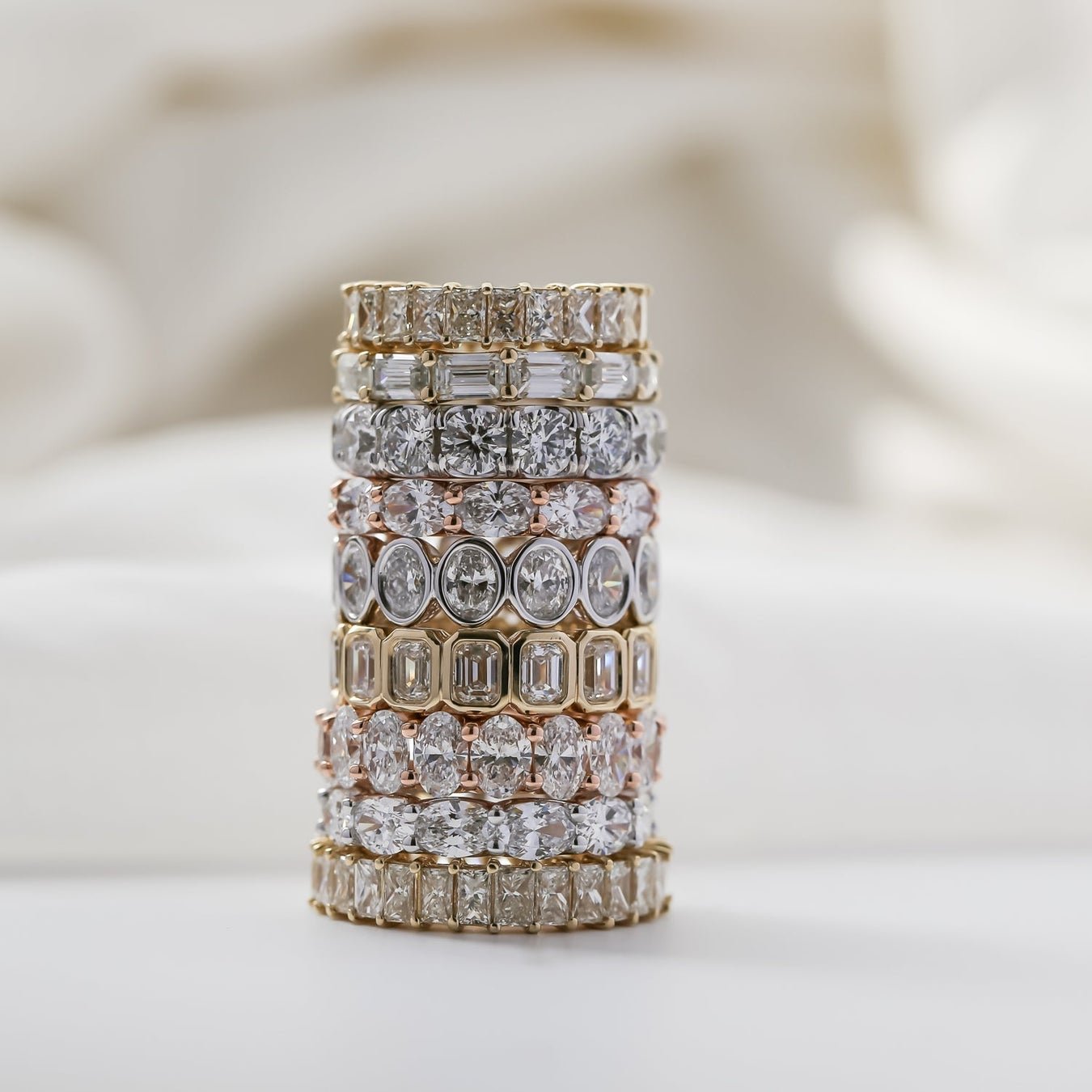 Choose Your Dazzling Stackable Diamond Band