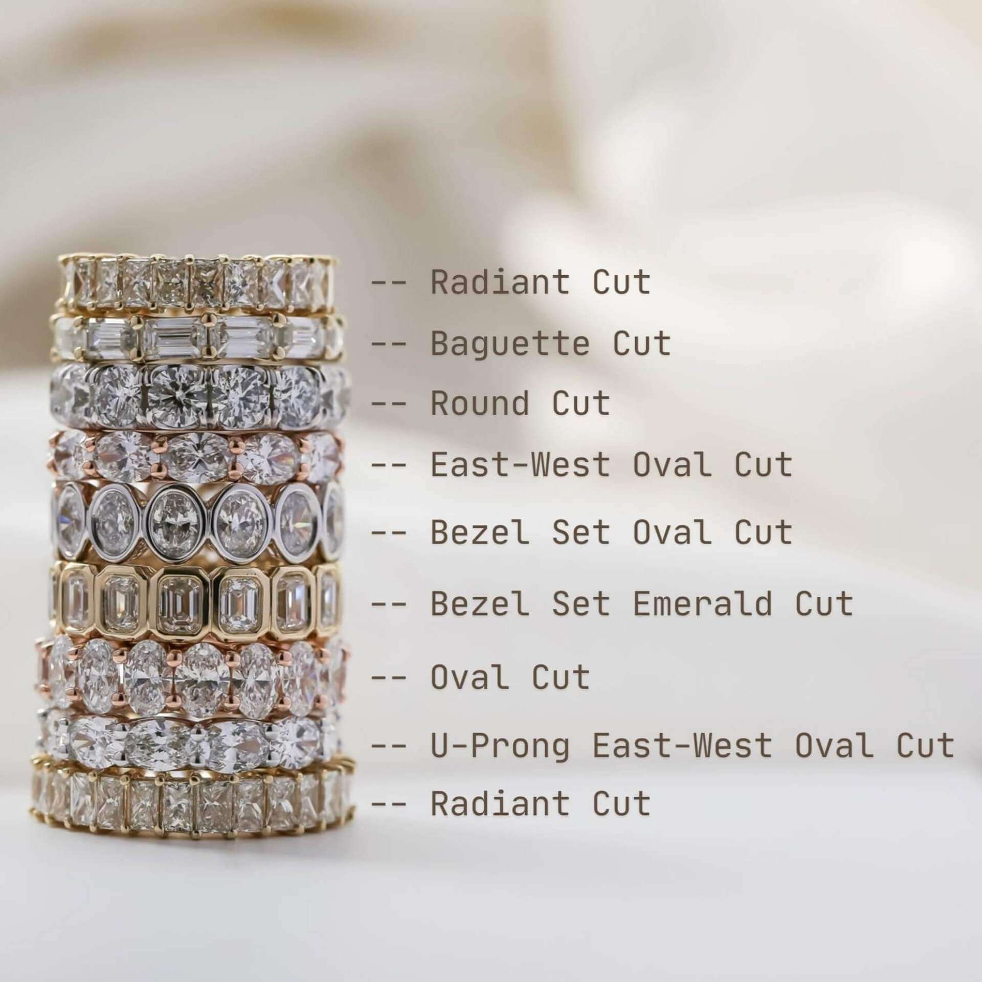 Choose Your Dazzling Stackable Diamond Bands