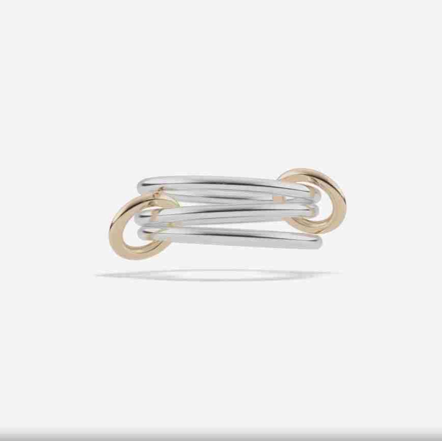 Chunky Gold Connector Ring