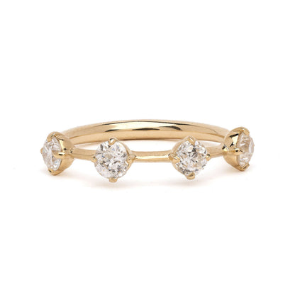 Classic Four Stone Moissanite Band