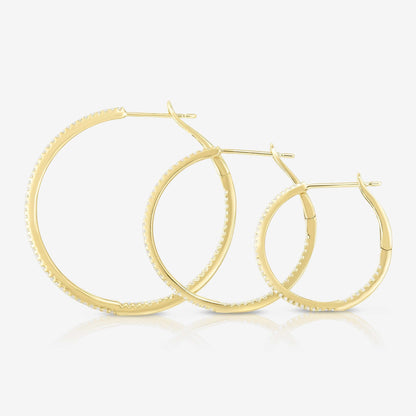 Classic Inside Out Hoop Earring