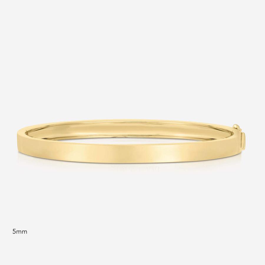 Classic plain stackable bangle