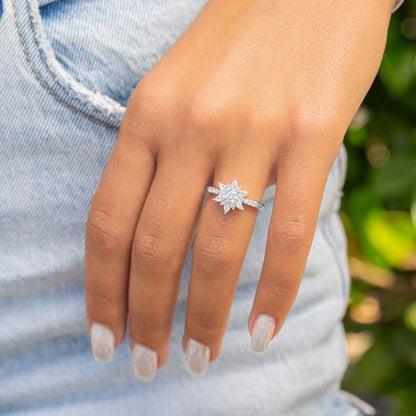 Cluster Ring, Multi Diamond Ring