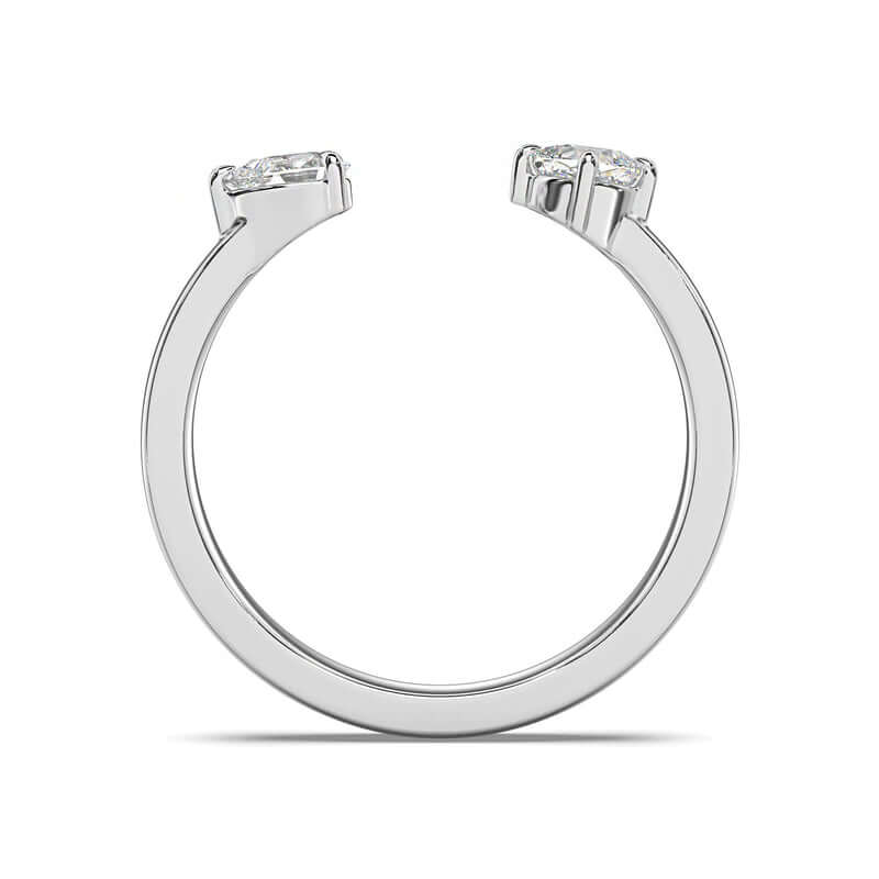 Conflict Free Diamond Open Gap Ring