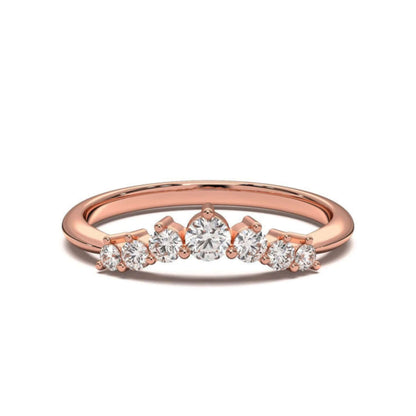 Curved Wedding Ring