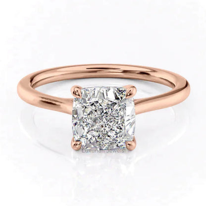 Cushion Cut Lab Grown Diamond Ring