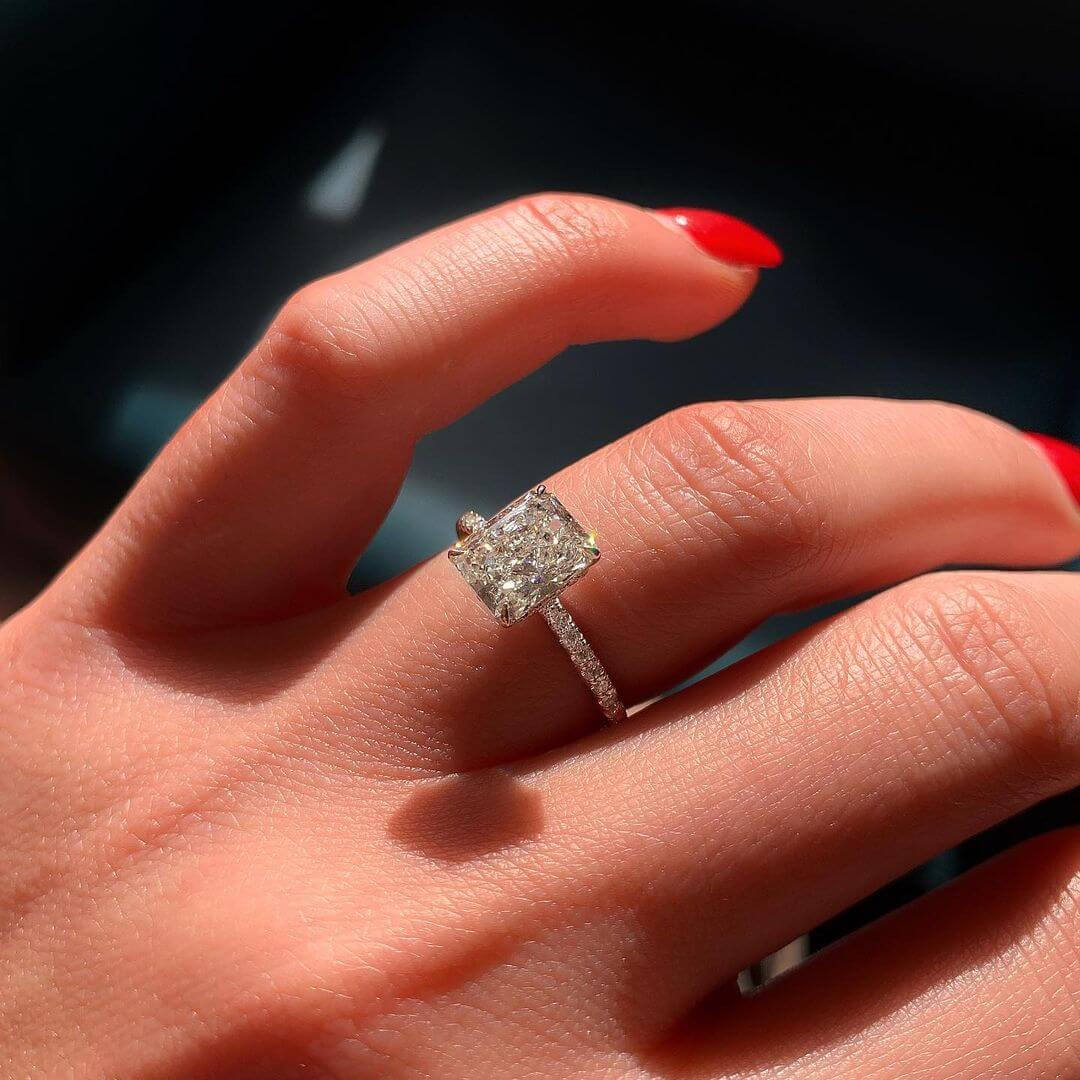 Cushion Lab Grown Diamond Ring