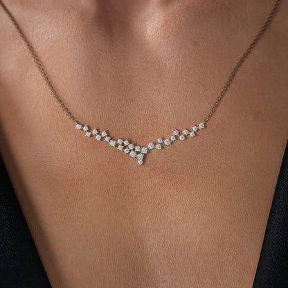 Dainty Cluster Necklace