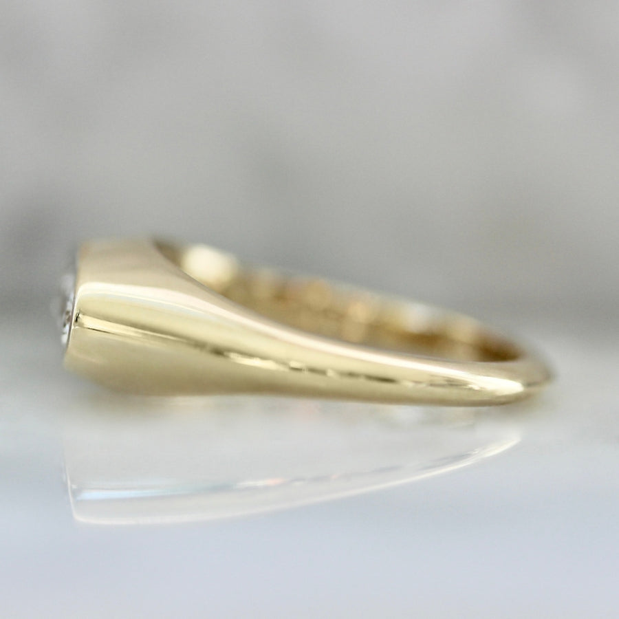 Dainty Diamond European Ring