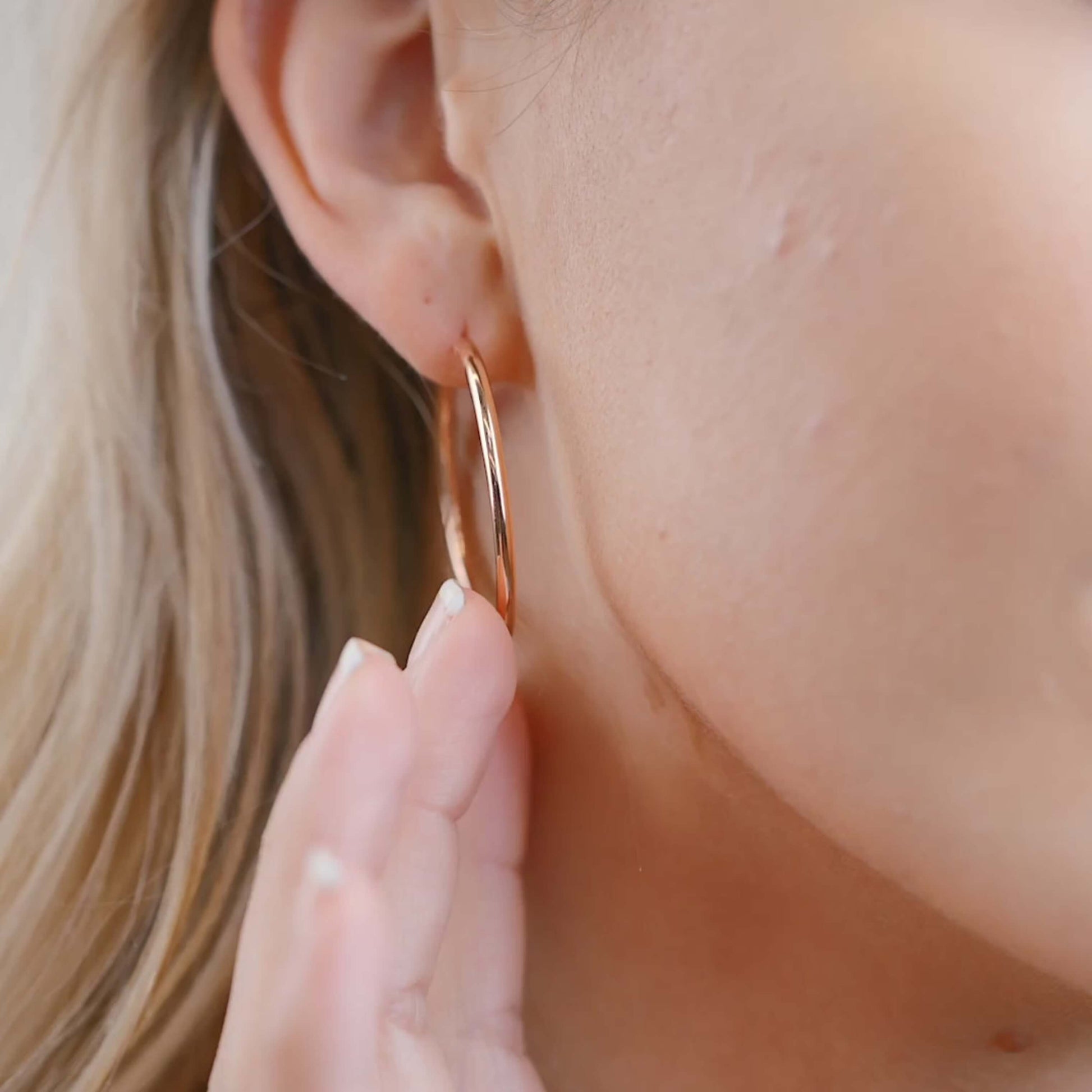 Dainty Earrings, Trendy Hoops