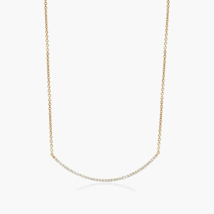 Dainty Pave Diamond Necklace For Her