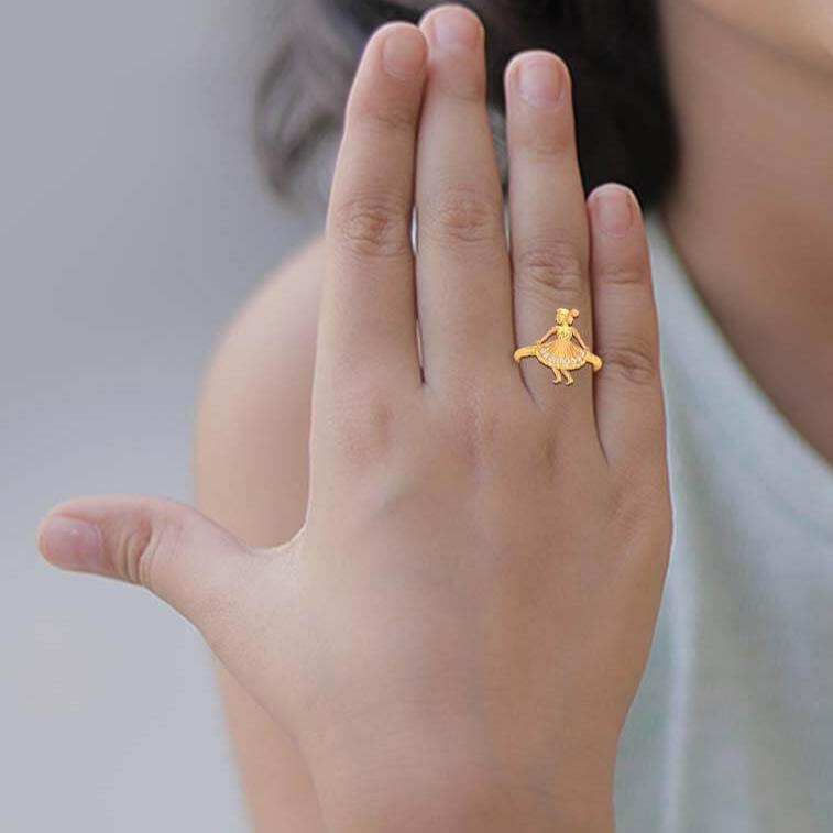 Diamond Ring for Girl, Baby Ring