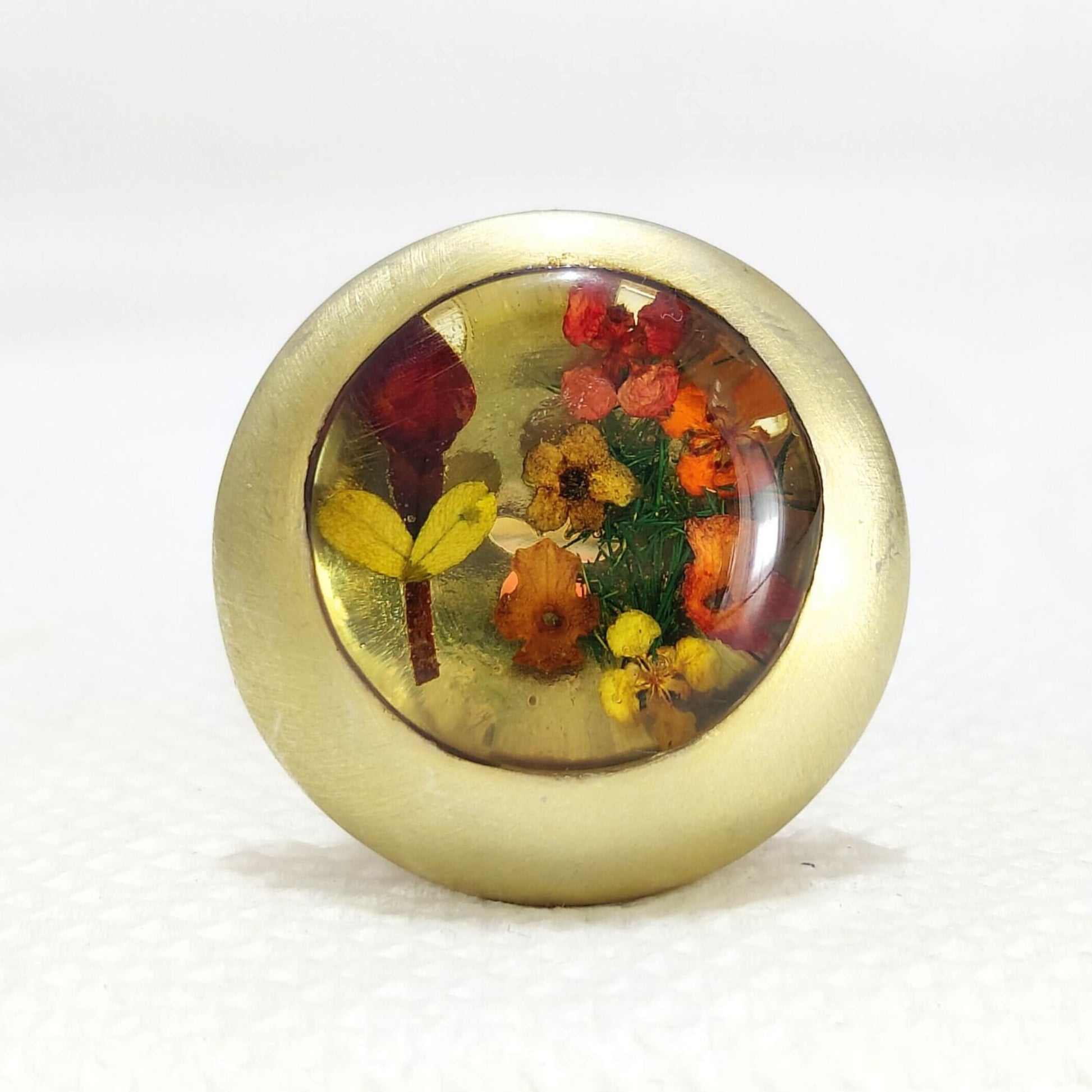 Dried Flower Resin Rings