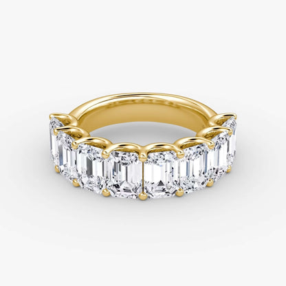 Emerald Cut Diamond Band