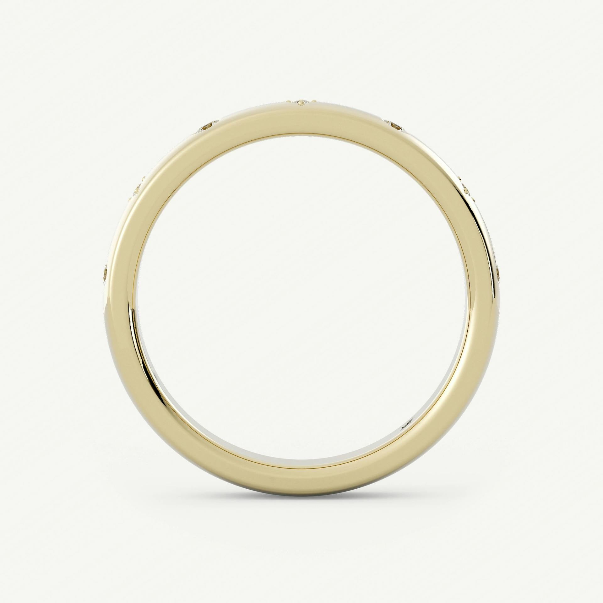 Flush Set Round Eternity Ring 