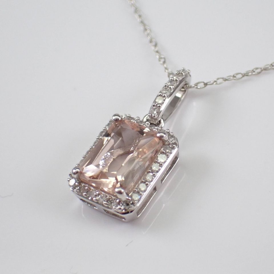 Gemstone Emerald Cut Pendant