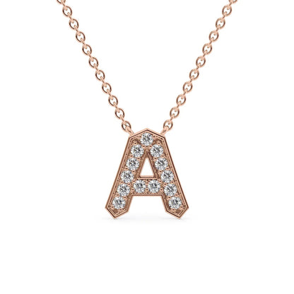 Gold Diamond Necklace, lab Grown Diamond Necklace