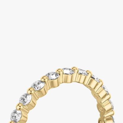 Half Eternity Bubble Prong Diamond Band