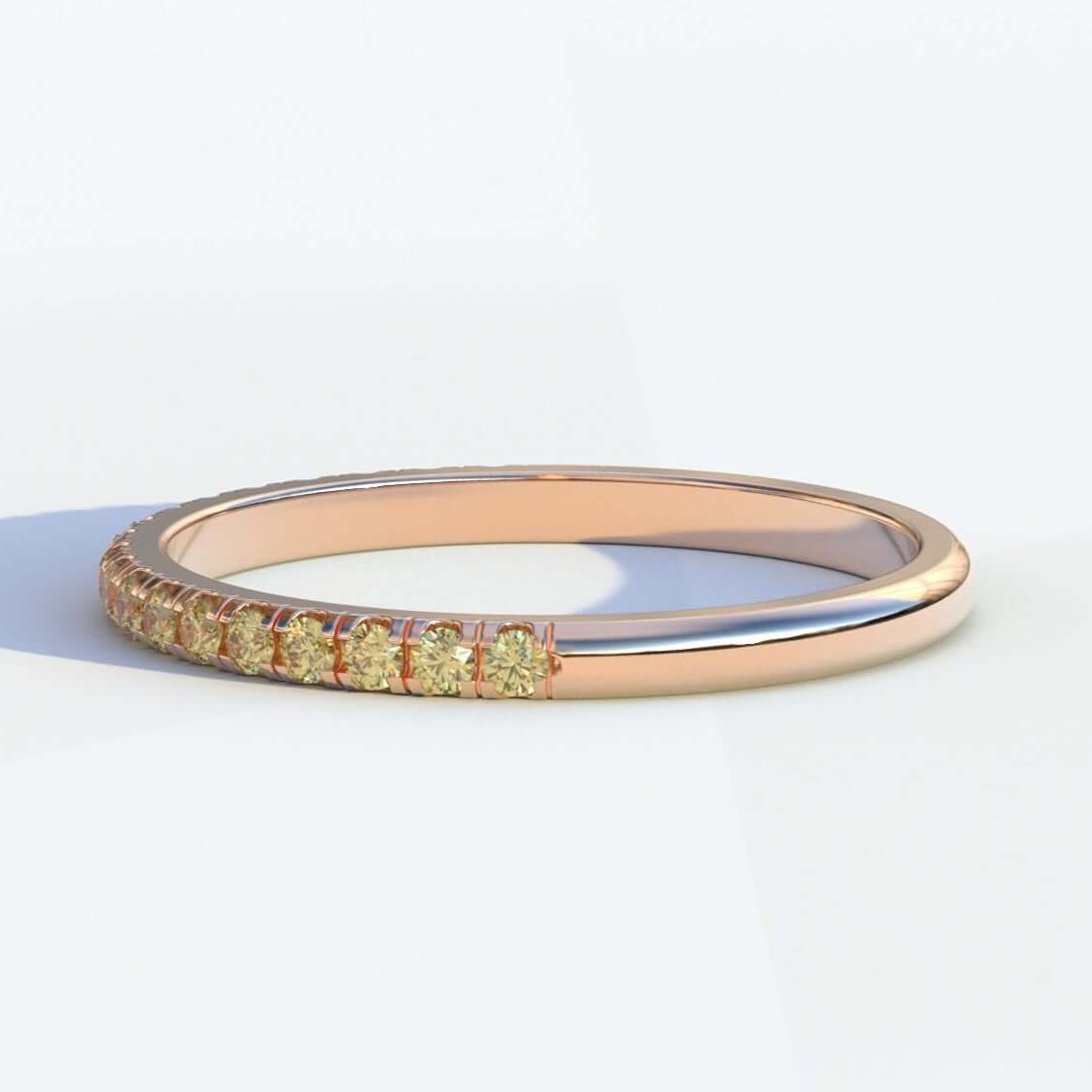 Half Eternity Wedding Band