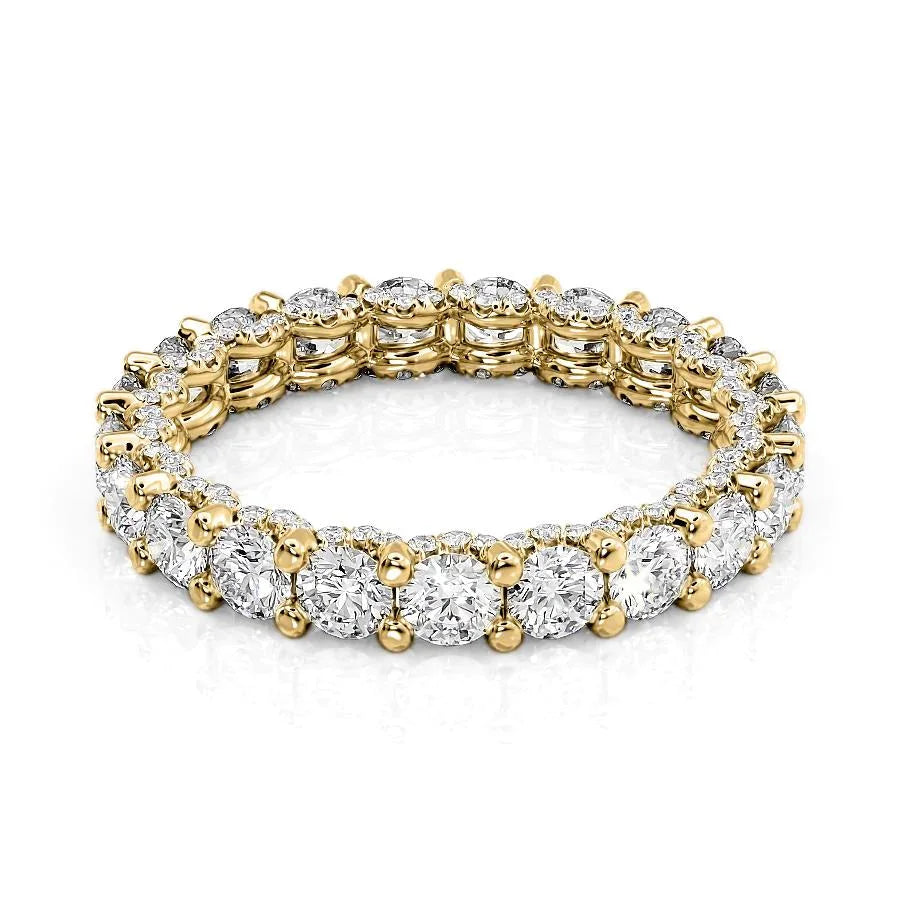 Hidden Diamond Full Eternity Bridal Band