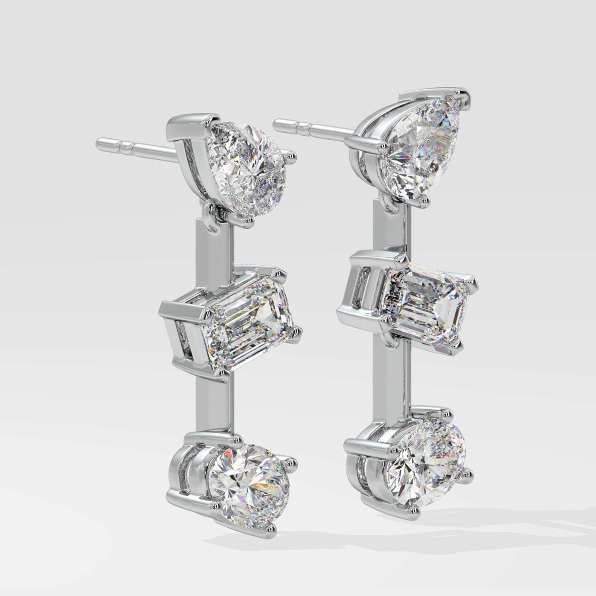 Lab Diamond Earrings, Lab Grown Diamond