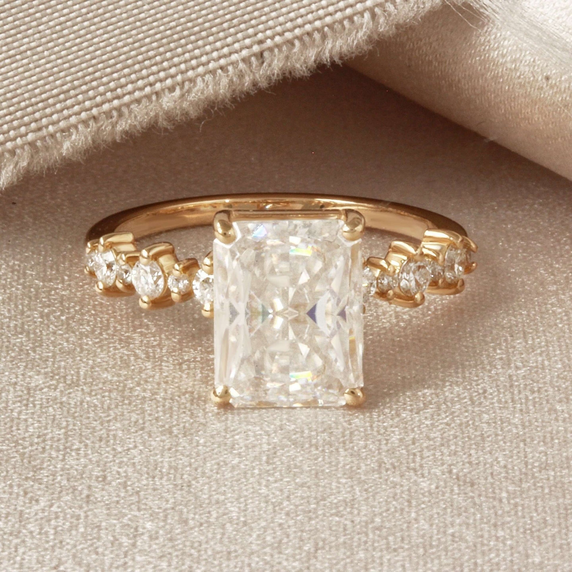 Lab Diamond Proposal Anniversary Gift Ring