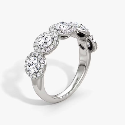 Lab Grown Diamond, 10k White Gold Ring