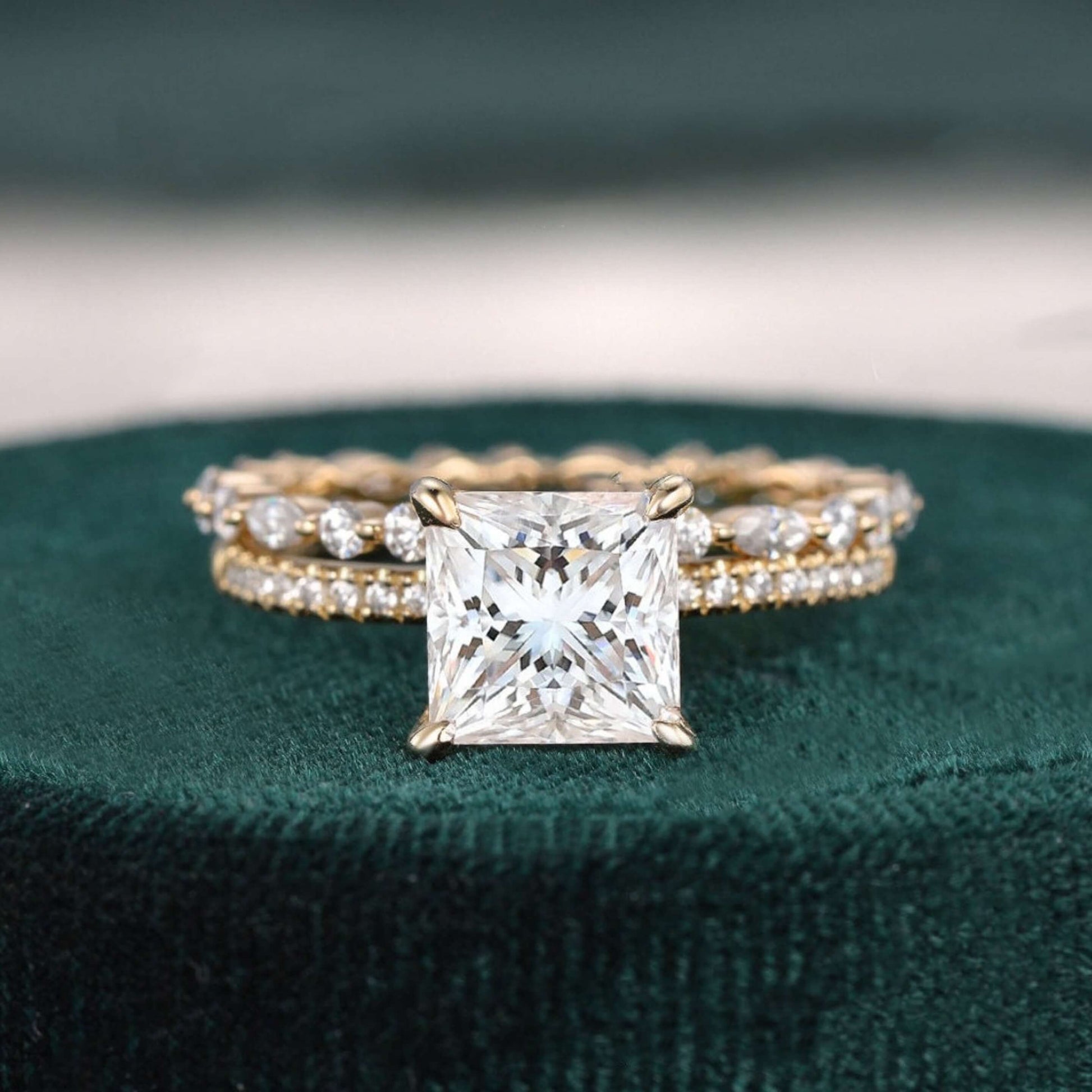 Lab Grown Diamond Bridal Ring Set