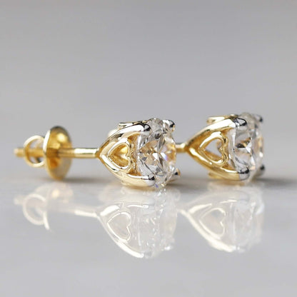 Lab Grown Diamond Stud Earrings