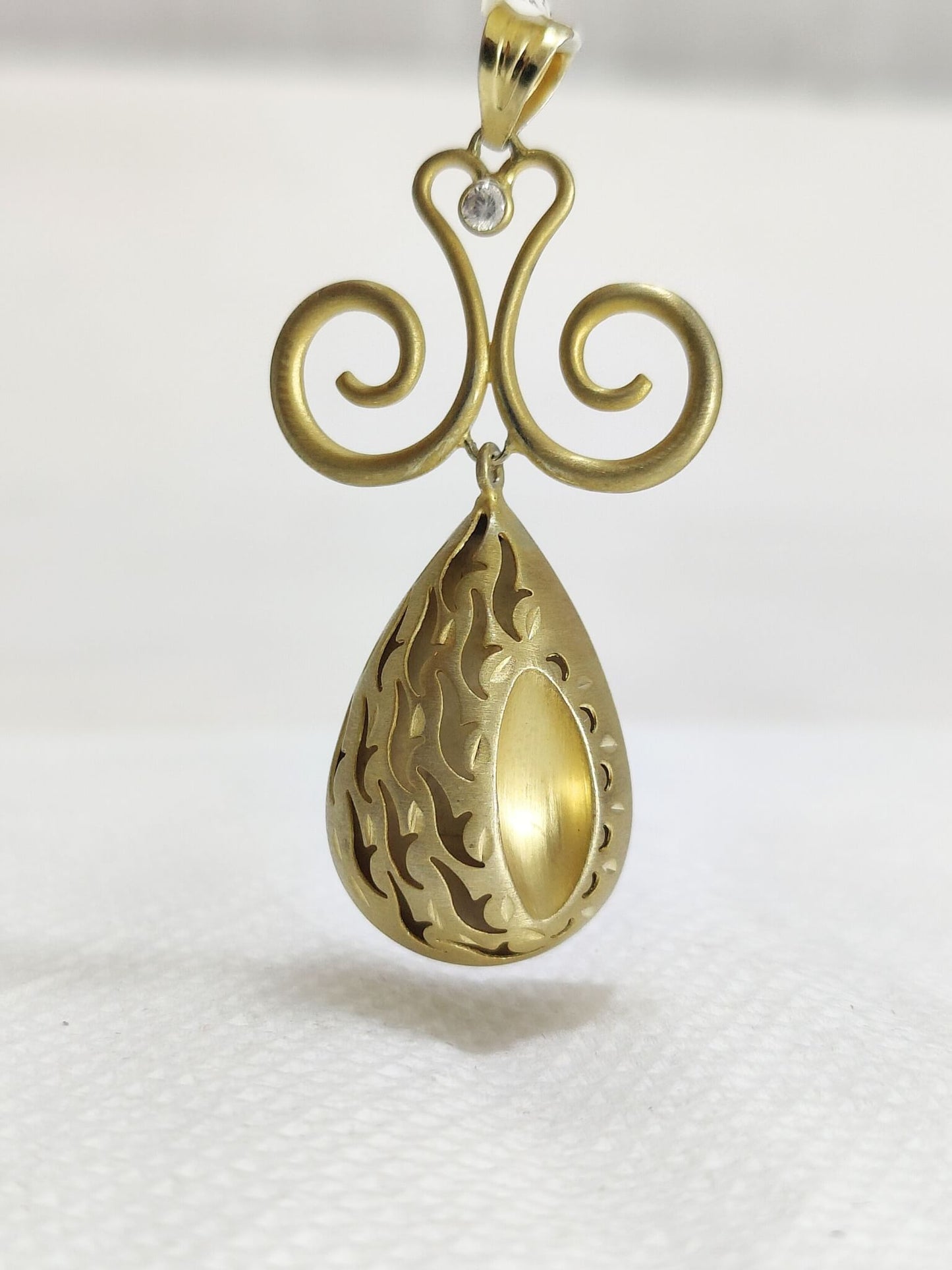 Long Pear Shape Statement Pendant Jewelry