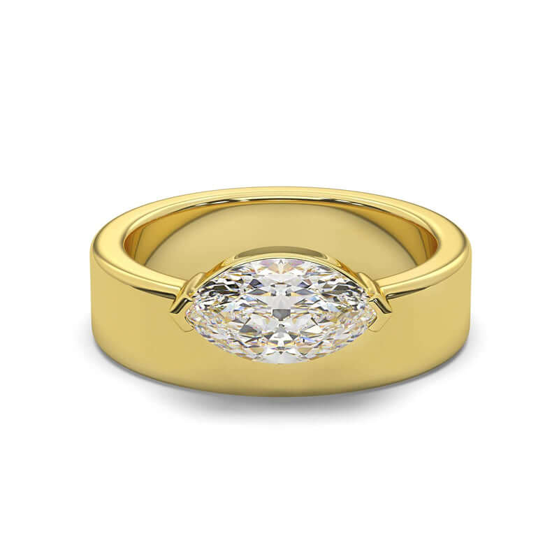 Marquise Cut Lab Grown Diamond Ring