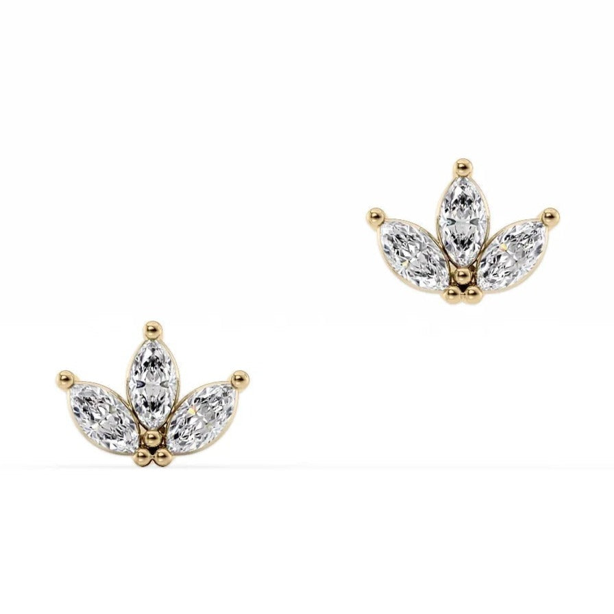 Marquise Diamond Earrings 