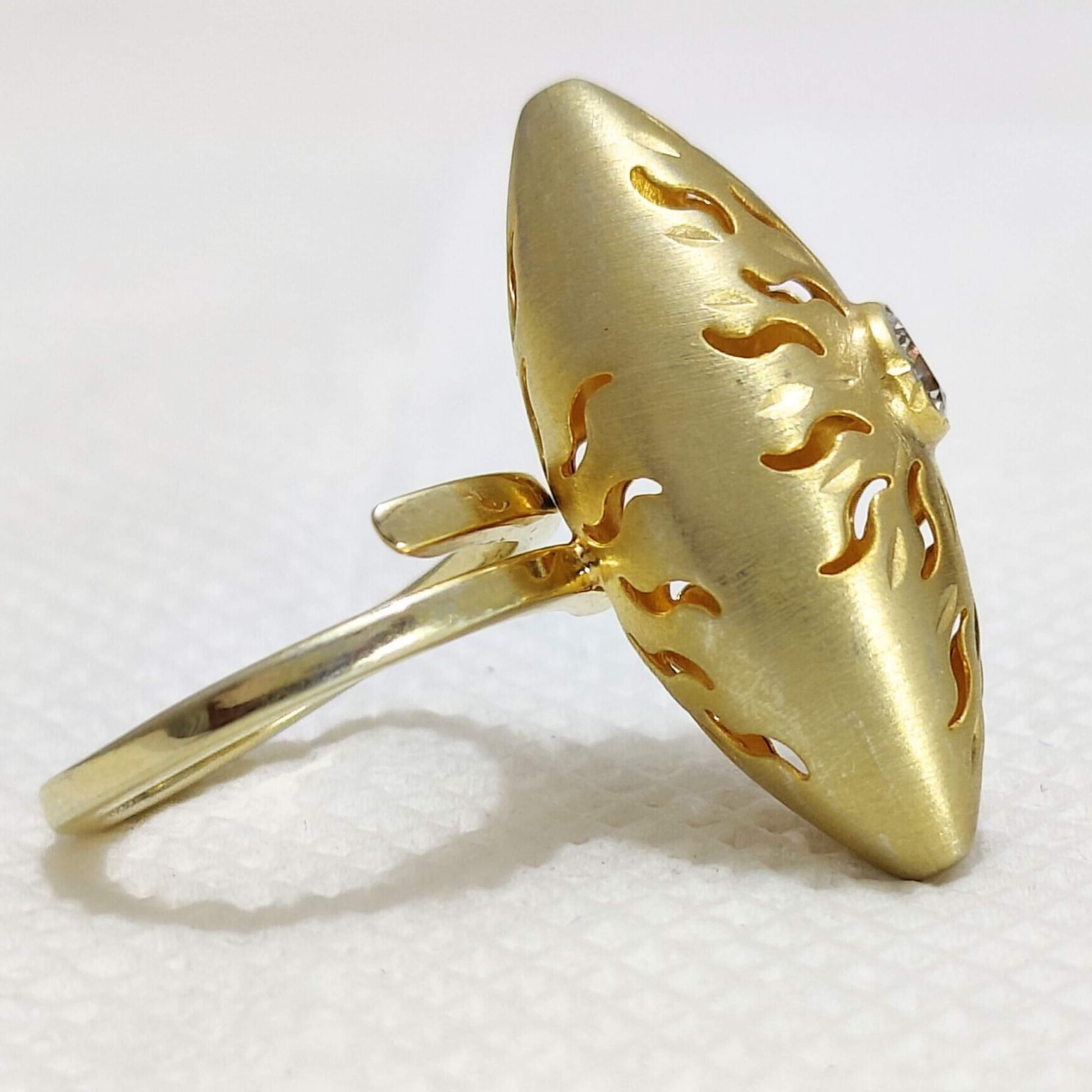 Marquise Shape  Gold Ring