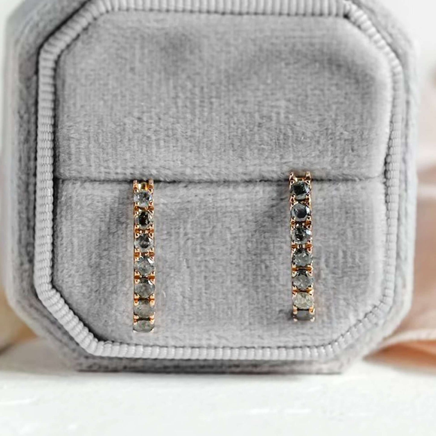 Minimalist Daily Diamond Earrings