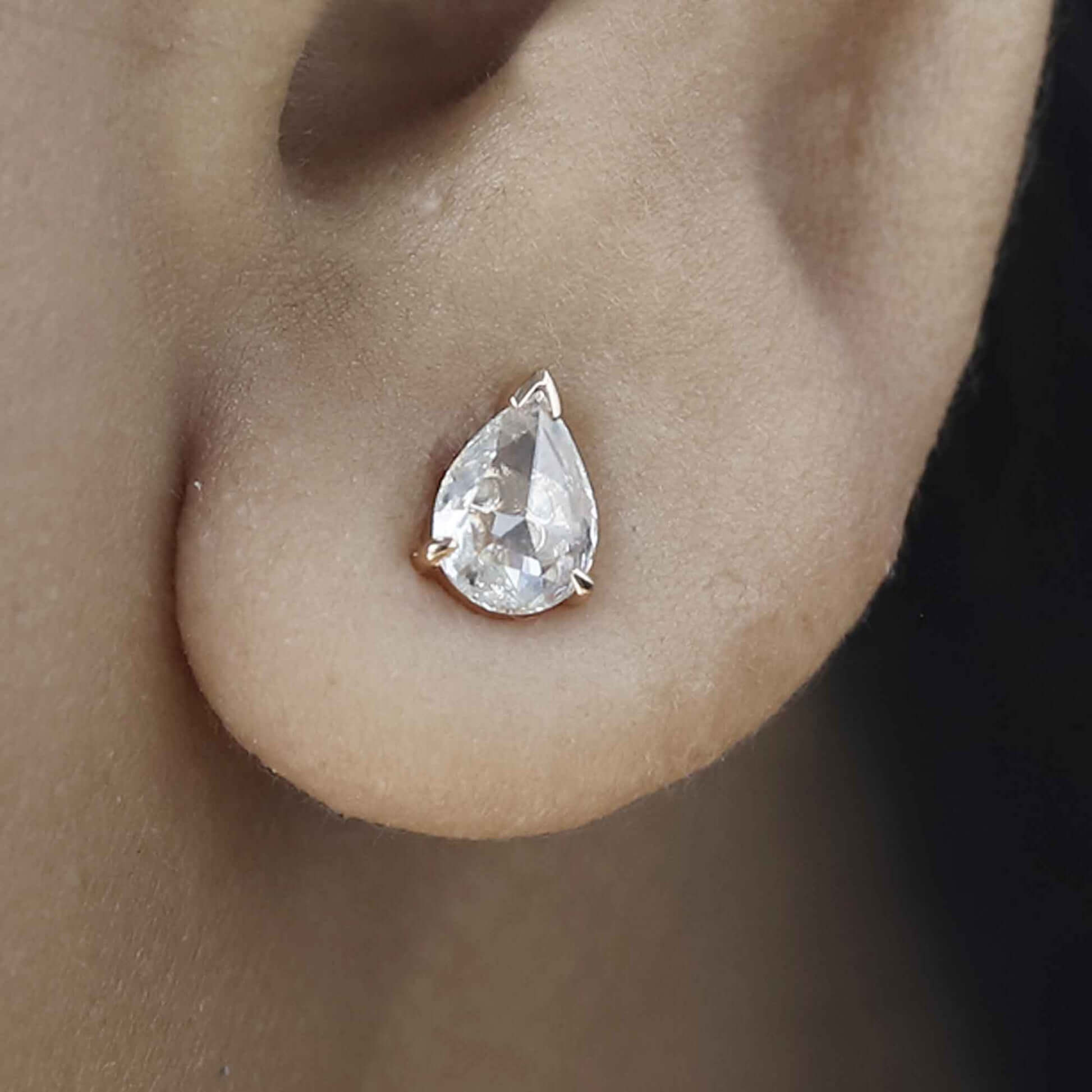 Minimalist Tear Drop Studs