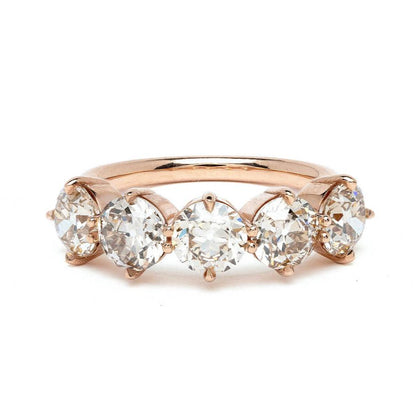 Moissanite Anniversary Ring for Women