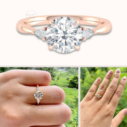 Moissanite Engagement Ring