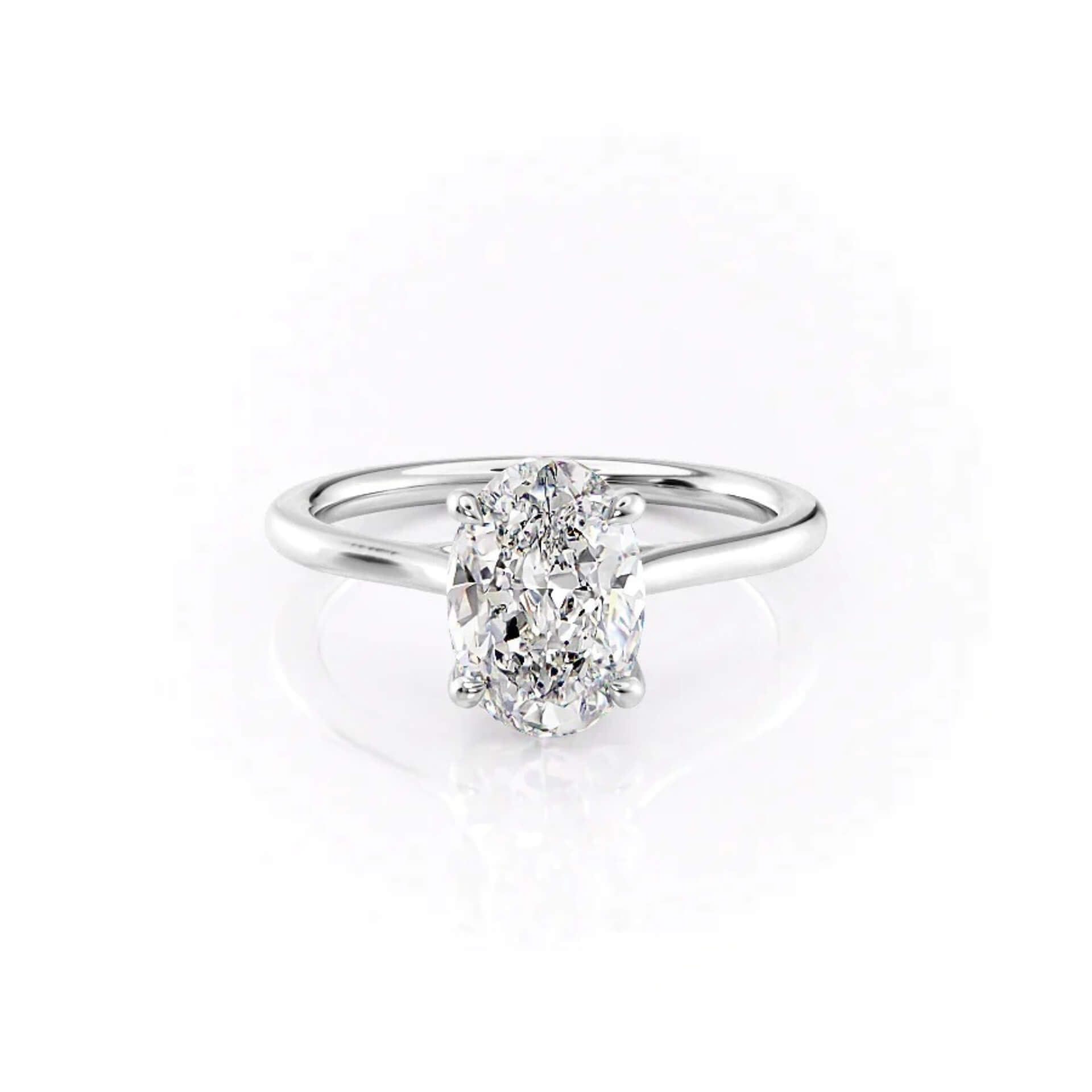 Moissanite Engagement Rings- Solitaire Moissanite Ring