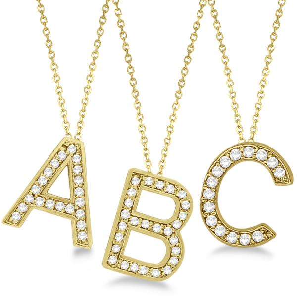 Name Letter Initial Necklace