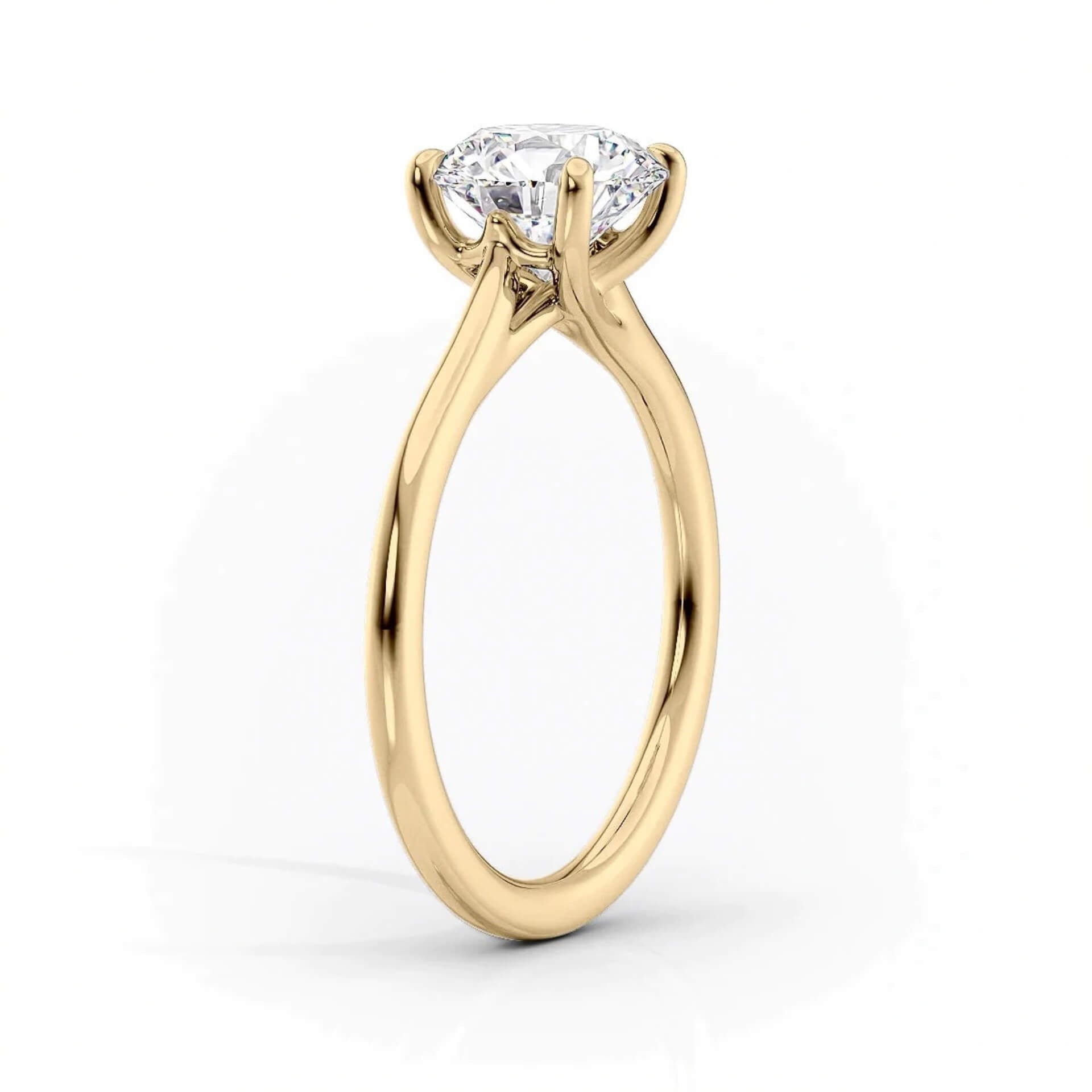 Oval Brilliant Cut Lab Grown Diamond Ring