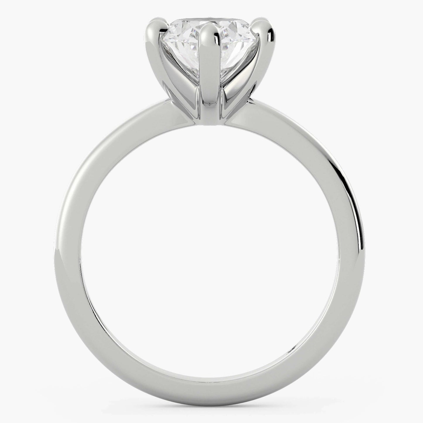 Oval Cut Diamond Moissanite Engagement Ring