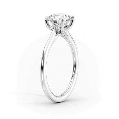 Oval Diamond Solitaire Engagement Ring