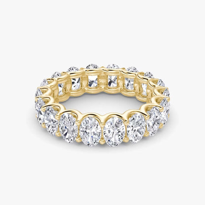 Oval Lab Created Diamond Full Eternity Band